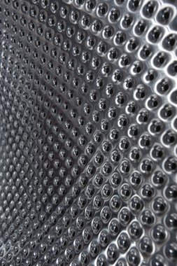 Gümüş Çelik Metal delik doku arka plan
