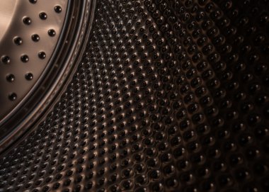 Gümüş Çelik Metal delik doku arka plan