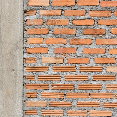 tuğla duvar inşaat grunge doku arka plan