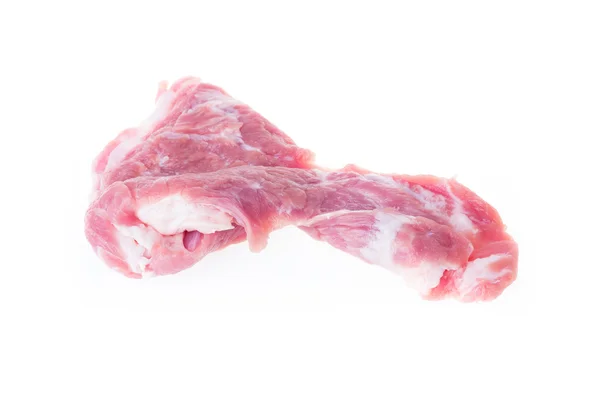 Raw pork isolated on white background — Stock Photo, Image