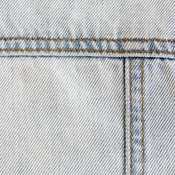 Jean branco velho textura fundo — Fotografia de Stock