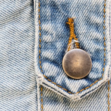 kot denim Giyim Tekstil indus giyim üstünde metal düğme ile
