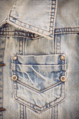 Jean gömlek cep ve Giyim Tekstil ismailoğlu üstünde metal düğme