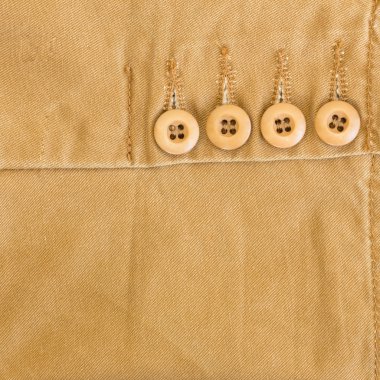 kahverengi kumaş doku düğmesini kullanarak Tekstil yetiştirici malzemeden
