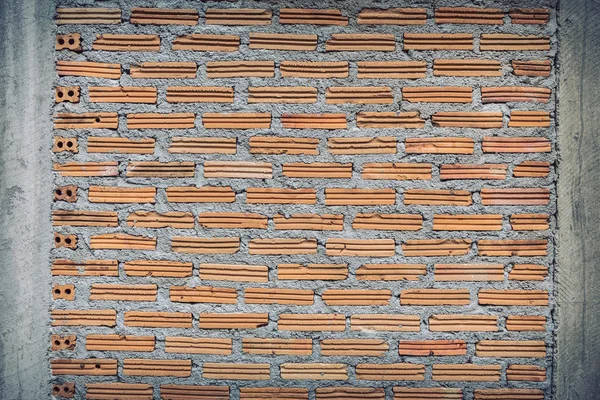 Brick wall konstruktion design av vintage bakgrund — Stockfoto