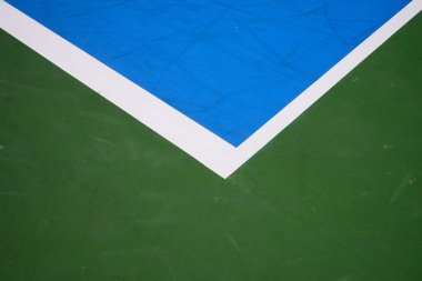 mavi ve yeşil Tenis Kortu yüzey