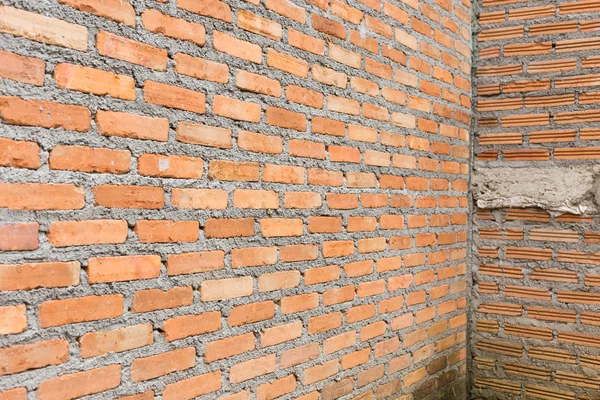 Ceglany mur konstrukcja grunge tekstury tło — Zdjęcie stockowe