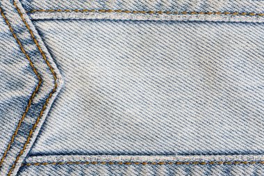 Jean doku giyim moda arka denim Tekstil