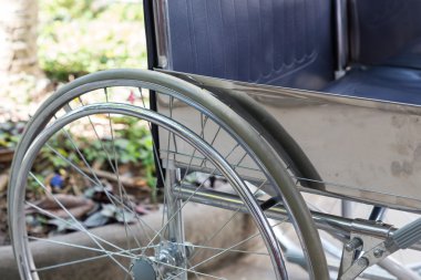 boş tekerlekli sandalye detay