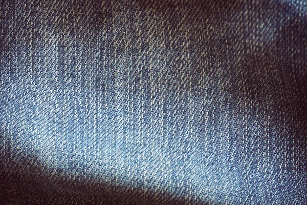 Blue denim jean texture background — Stock Photo, Image