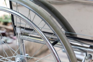 boş tekerlekli sandalye detay