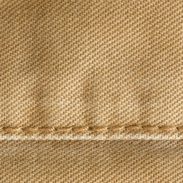 棕色织物纹理背景，纺织工业材料 — 图库照片