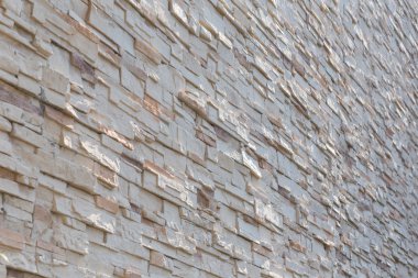 Taş duvar doku dekoratif iç duvar kağıdı beyaz