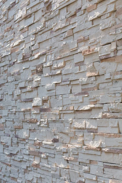 Pedra parede branca textura decorativa interior papel de parede — Fotografia de Stock
