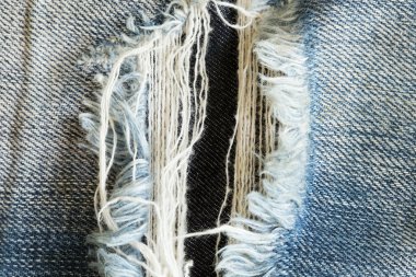 denim jeans with old torn of fashion jeans design clipart