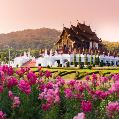Ho kham luang Kraliyet flora Expo, geleneksel Tay mimari