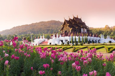 Ho kham luang Kraliyet flora Expo, geleneksel Tay mimari