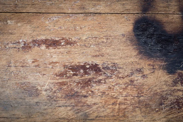 Wood board weathered with scratch texture background — Stock Photo, Image