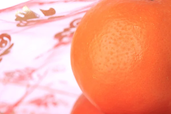 Orange fruit of fortune in chinese new year celebration, isolate — Stock Photo, Image