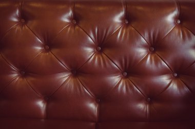 deri döşeme kahverengi kanepe arka plan lüks dekorasyon için