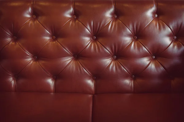 Bőr kárpit barna kanapé háttér luxus dekoráció — Stock Fotó