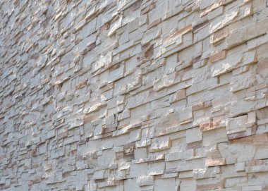 Taş duvar doku dekoratif iç duvar kağıdı beyaz