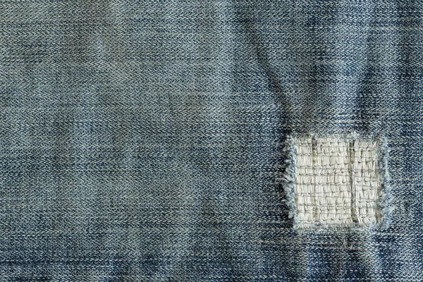 Denim jean textury design džíny pozadí — Stock fotografie