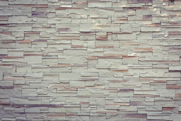 Pedra parede branca textura decorativa interior papel de parede vintage — Fotografia de Stock