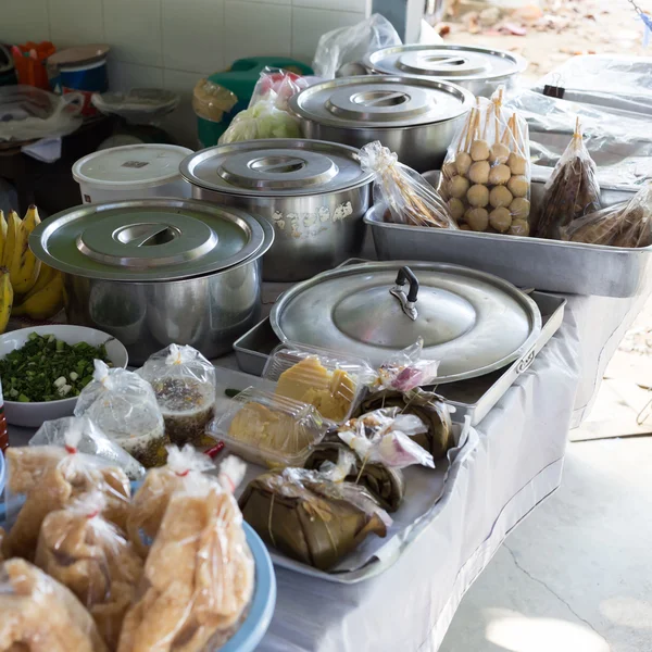 Ristorante gastronomico locale al mercato, Thailandia — Foto Stock