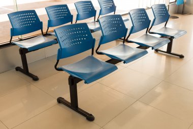 Müşteri bekleyen alan Office mavi oturma sırası ile