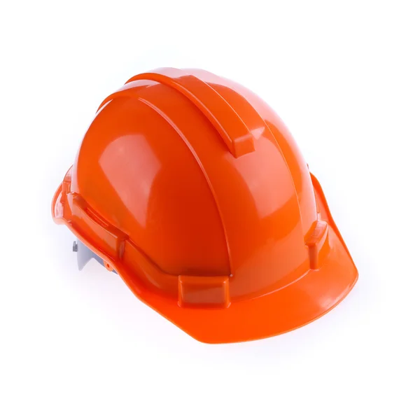 Chapéu de segurança laranja capacete duro, ferramenta proteger o trabalhador do perigo — Fotografia de Stock