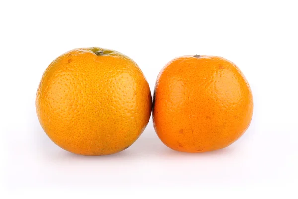Orange frugt tropisk isoleret på hvid baggrund - Stock-foto