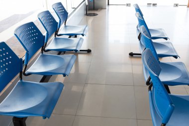 Müşteri bekleyen alan Office mavi oturma sırası ile