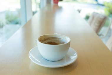 ahşap masa çubuğu kafede kahve İçecek sıcak