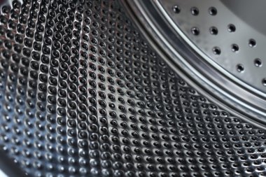 Portre resim, makine, soyut metalik doku yıkama