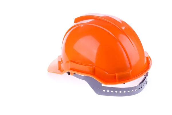 Turuncu Emanet kask kask, aracı korumak işçi tehlike — Stok fotoğraf