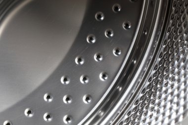 Portre resim, makine, soyut metalik doku yıkama