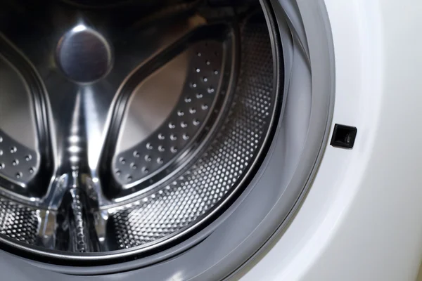 Lavadora blanca para limpieza de ropa doméstica —  Fotos de Stock