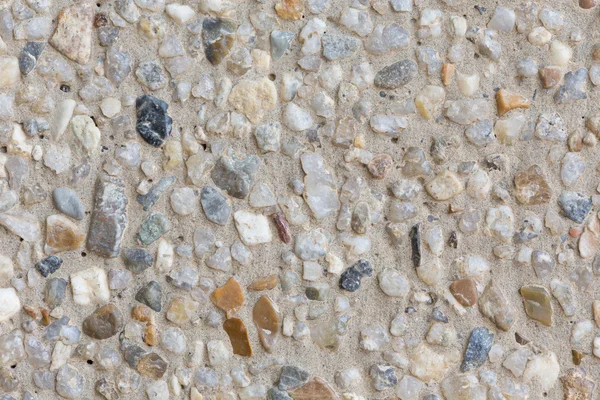 Fundo de areia e pequena textura de pedra de cascalho — Fotografia de Stock