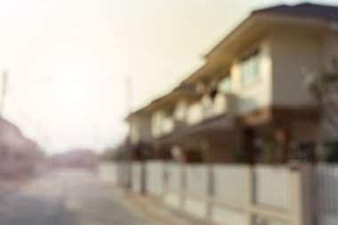 köy, büyük ev görüntü arka plan bulanıklık