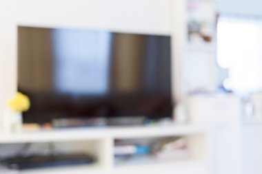 Görüntü arka plan, beyaz ev iç dekorasyon bulanıklık