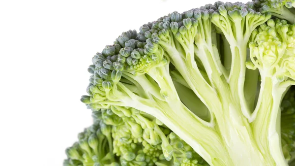 分離された緑のブロッコリー野菜 — ストック写真
