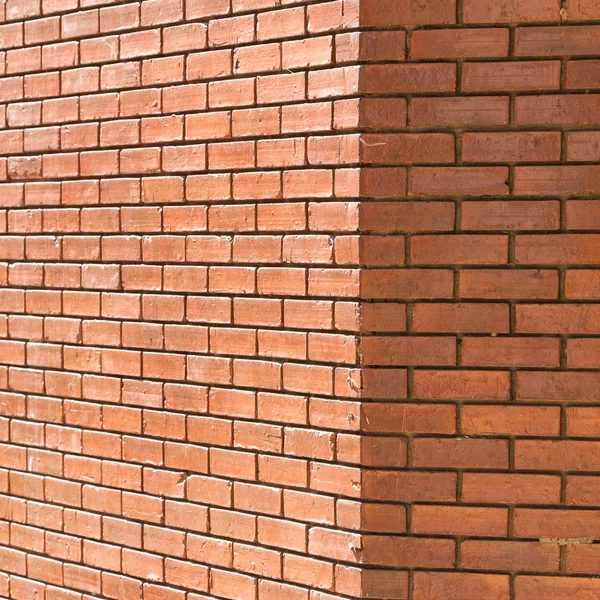 Brick wall texture background material of industry construction — Stock Photo, Image