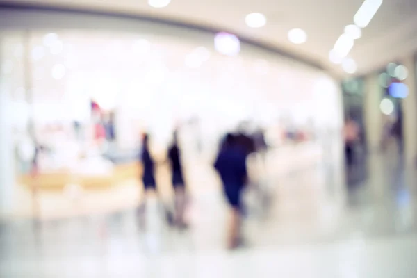 Loja shopping center centro imagem borrão desfocado fundo — Fotografia de Stock