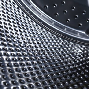 Portre resim, makine, soyut metalik doku yıkama