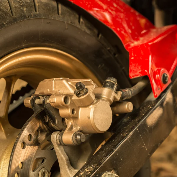 Motorradscheibenbremsen — Stockfoto