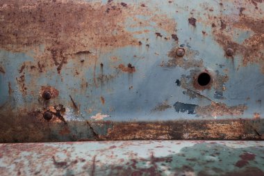 paslı metal plaka paneli doku arka plan aşınmış