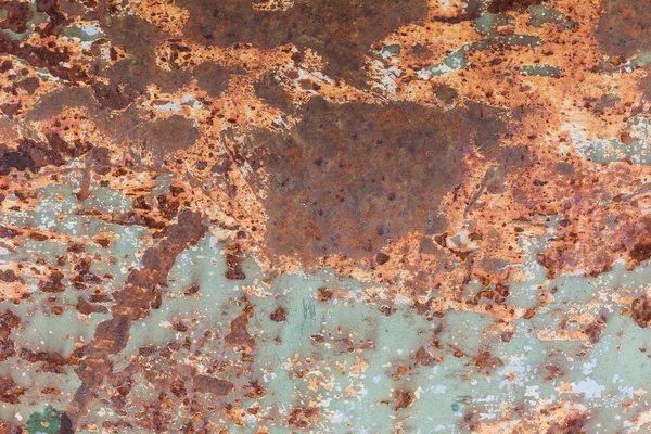 Rezavý plech panelu zkorodované textury pozadí — Stock fotografie