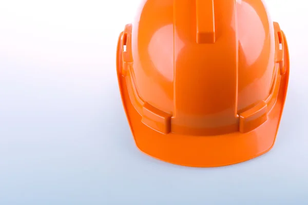 Oranžové bezpečnostní helma přilba, nástroj pro ochranu pracovníků — Stock fotografie