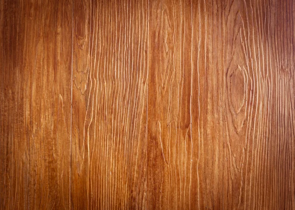 Textura de grano marrón de madera, vista superior de la mesa de madera, pared de madera — Foto de Stock